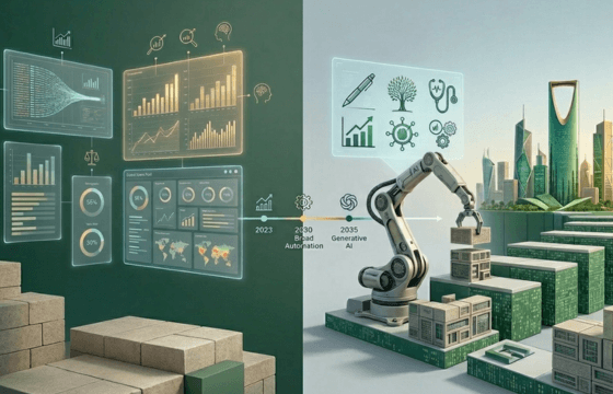 AI automation data visualization for Saudi Arabia